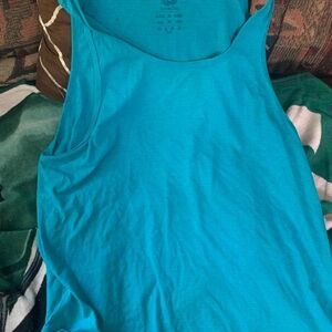 Fruit of the Loom Turquoise Tank Top